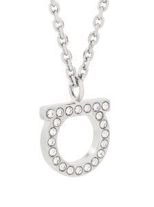 Ferragamo Gancini necklace with crystals - Img 2