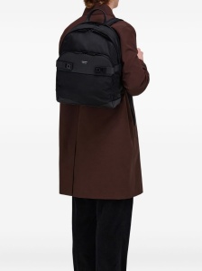 Ferragamo Men's Black Twins Nylon Backpack - Img 3