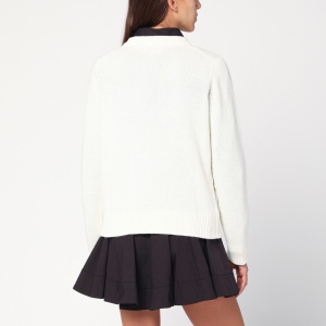 GANNI Ivory Puppy wool-blend sweater - Img 2