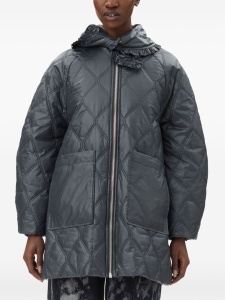 Ganni Shiny Quilt Midi Jacket - Img 3