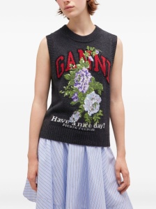 GANNI Sweaters Grey - Img 3