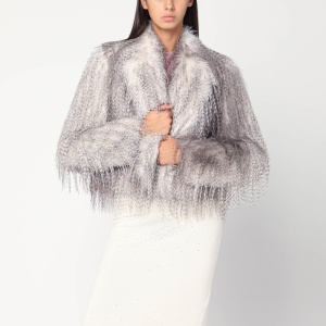Giuseppe di Morabito Short gray eco fur