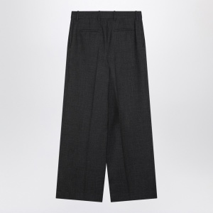 Givenchy Dark grey wool wide trousers - Img 2