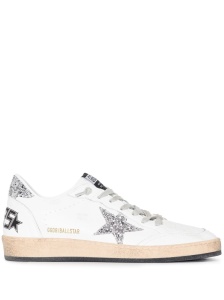 Golden Goose Ball Star Wishes in nappa leather with glitter star and heel tab