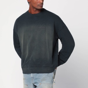 Golden Goose Distressed faded black sweatshirt