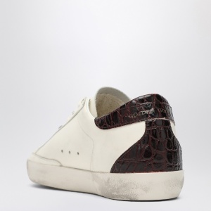Golden Goose Sneaker Super Star white/platinum/burgundy - Img 2
