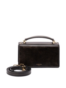 Golden Goose Venezia Bag in boarded leather with gold details - Img 2