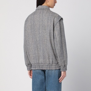 Golden Goose Wool blend herringbone bomber jacket - Img 2