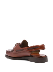HEREU Flat shoes Leather Brown - Img 4