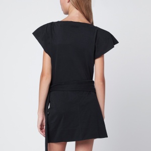 ISABEL MARANT Black Sebani asymmetrical T-shirt - Img 2