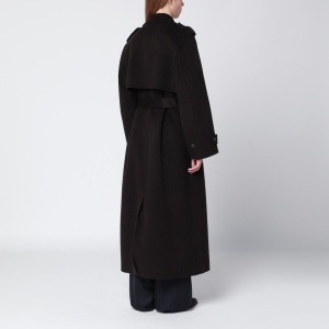 IVY OAK Brown long wool coat - Img 2