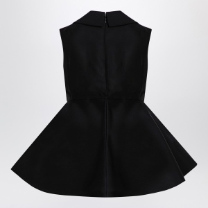 JACQUEMUS Black wool and silk Spalla Top - Img 2