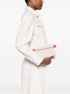 JACQUEMUS Rond Carré canvas clutch - Img 4