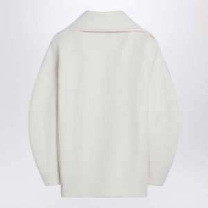 JACQUEMUS White wool double-breasted coat - Img 2