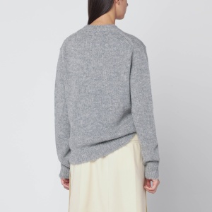 Jil Sander Light grey wool-blend sweater - Img 2