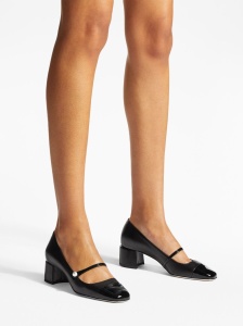 Jimmy Choo Elisa 45 Nappa and Patent Leather Pumps - Img 2