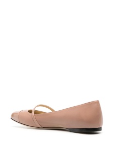 Jimmy Choo Elisa leather ballerina shoes - Img 3