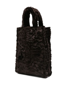La Milanesa Faux-fur double-handle tote bag - Img 4