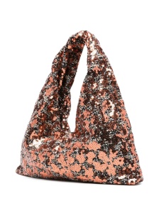 La Milanesa Sequin-embellished triangle shoulder bag - Img 4