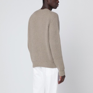 Loro Piana Beige mélange cashmere sweater - Img 2