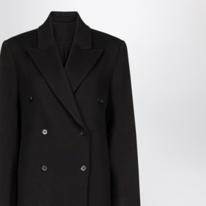 LouLou De Saison Black Rosco double-breasted coat - Img 2