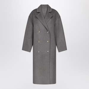LouLou De Saison Borneo Lds grey melange coat