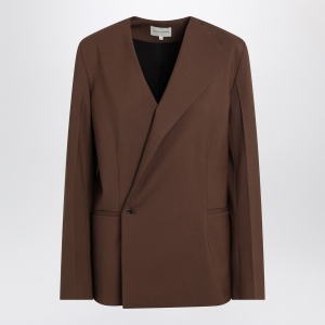 LouLou De Saison Brown double-breasted wool jacket