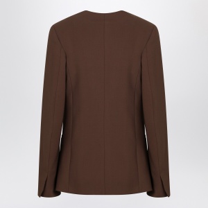 LouLou De Saison Brown double-breasted wool jacket - Img 2