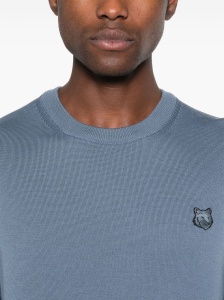 Maison Kitsuné Maison Kitsune Bold Fox Head Applique Sweater - Img 4