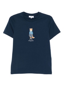 Maison Kitsuné MAISON KITSUNE' T-shirts and Polos Blue