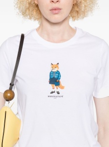 Maison Kitsuné MAISON KITSUNE' T-shirts and Polos White - Img 2