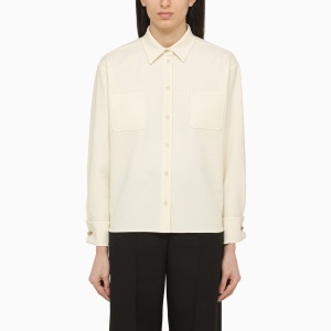 Max Mara Ivory wool-blend shirt