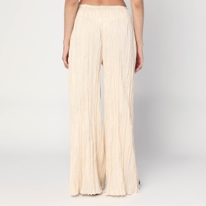 MKDT Studio Pinola-atelier pleated fabric ivory trousers - Img 2