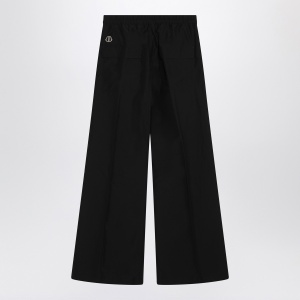 Moncler + Rick Owens Wide Bela trousers in black cotton poplin - Img 2