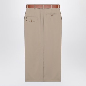 Moschino Jupe with beige wool skirt - Img 2