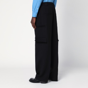 NAMACHEKO Black cargo trousers in cotton - Img 2