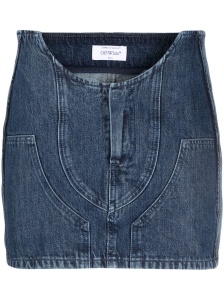 Off White Denim mini skirt