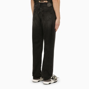 Off White Off-White™ Black jeans with logo patch - Img 2