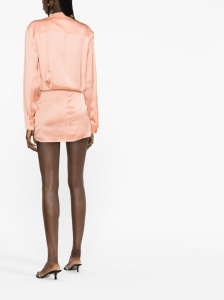 Off White twist-detail shirt dress - Img 3