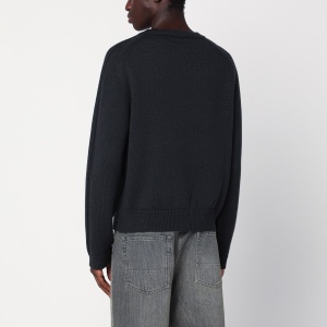 Our Legacy Black wool crew neck jumper - Img 2