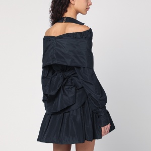 Patou Black blue crossover blouse - Img 2