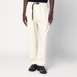 Purple Mountain Observatory Terrain cream-colored trousers in cotton-nylon blend