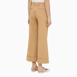 QUELLEDUE Desert-coloured cotton trousers - Img 2