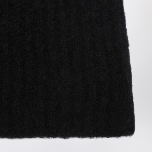 Roberto Collina Black cashmere ribbed beanie - Img 2