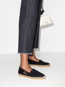 Saint Laurent logo-embroidered Espadrilles - Img 3
