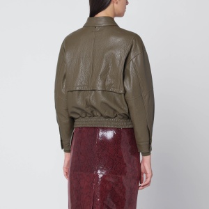 Salvatore Santoro Olive green leather bomber - Img 2