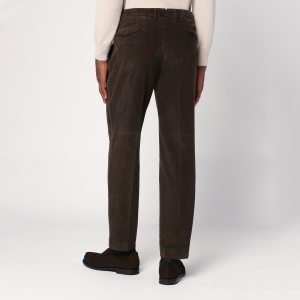 Santaniello Brown corduroy trousers - Img 2