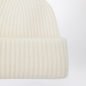 Soft Goat White cashmere beanie - Img 2