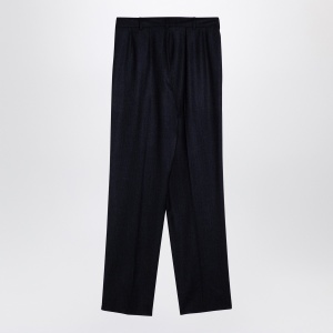 Stella McCartney Navy wool pleated trousers - Img 2