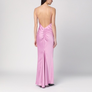 THE ANDAMANE Peony colour dress with back draping - Img 2